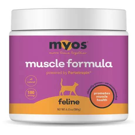MYOS Feline Muscle Formula Fortetropin for Cats - 6.35oz (180g) Tub