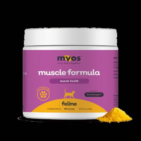 MYOS Feline Muscle Formula Fortetropin for Cats - 6.35oz (180g) Tub