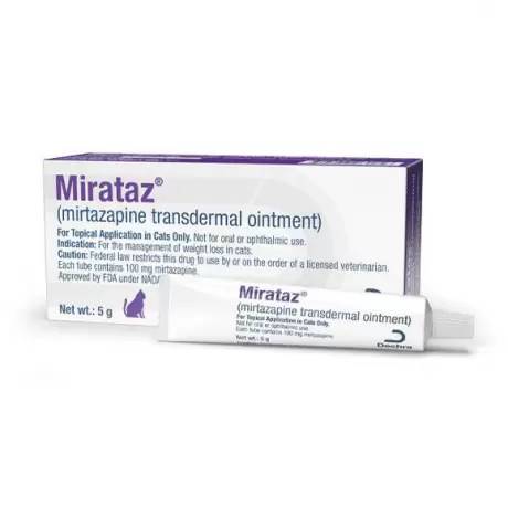 Mirataz for Cats (mirtazapine) Transdermal Ointment Tube Weight Loss