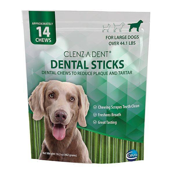 Clenzadent Dental Sticks for Dogs Dental Chews for Dogs VetRxDirect