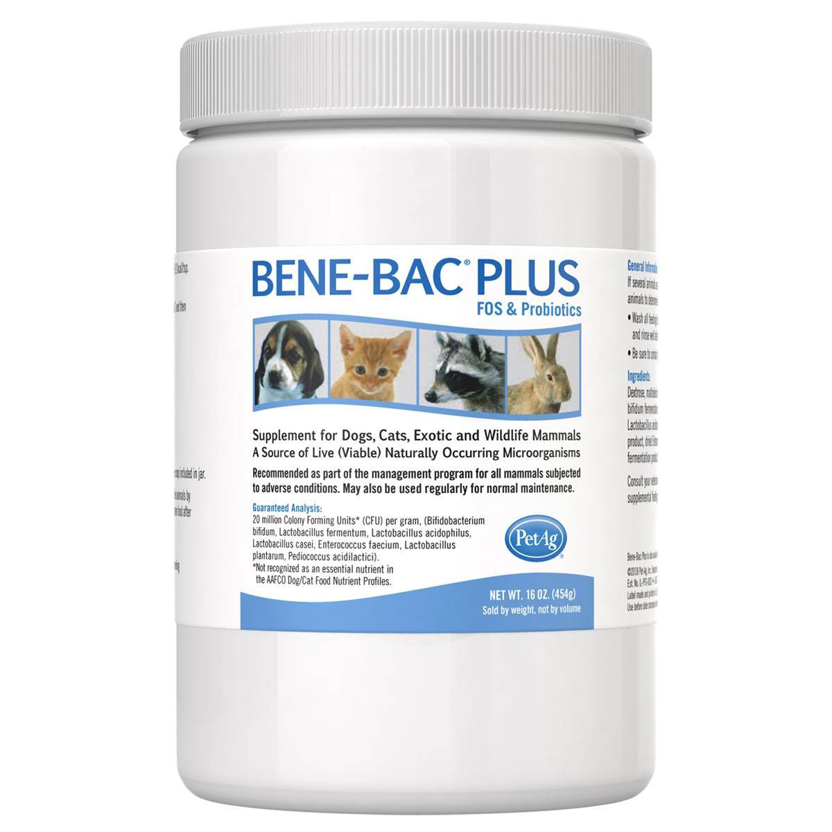 BeneBac Plus for Dogs and Cats FOS and Probiotics VetRxDirect Pharmacy Pet Gel, 0.53oz