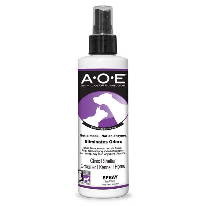 AOE Animal Odor Eliminator for Dogs and Cats VetRxDirect 8oz Spray