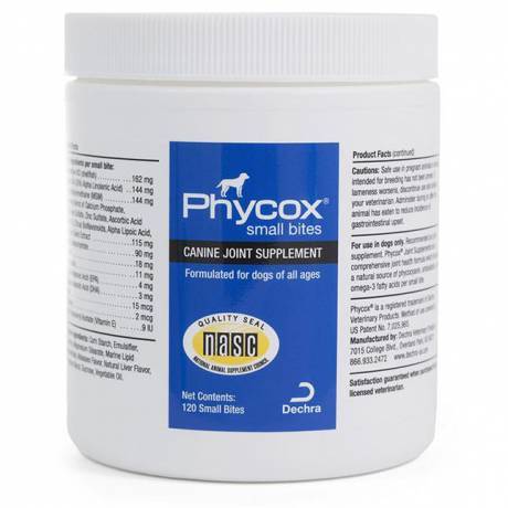 Phycox Canine Joint Supplement - 120 Small Bites