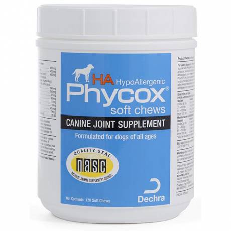 Phycox Canine Joint Supplement - HA, 120 Soft Chews