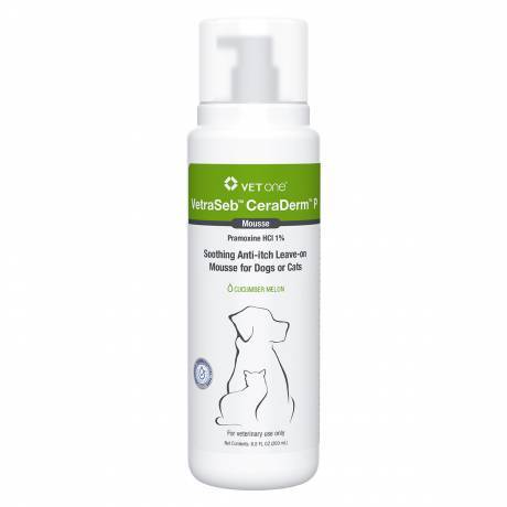 VetraSeb CeraDerm P for Dogs and Cats - Mousse 6.8oz (200mL)