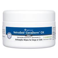 VetraSeb CeraDerm CK Antiseptic Wipes, 30ct; ?>