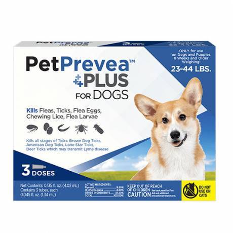 PetPrevea Plus - for Dogs 23-44lbs Kills Fleas, 6 Month Supply