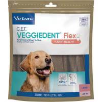 C.E.T. Veggiedent Flex Tartar Control Chews Large Dogs Over 66lbs, 30ct; ?>