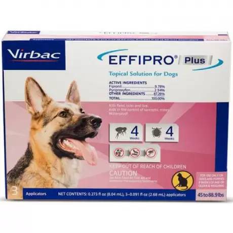 Effipro Plus for Large Dogs - 45-88.9 lbs, 3 Month Supply