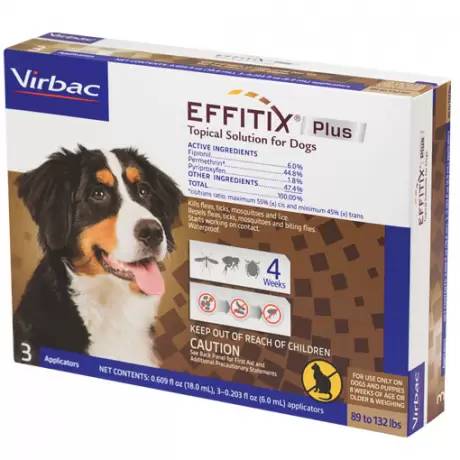 Effitix Plus for Extra Large Dogs - 89-132 lbs, 3 Month Supply