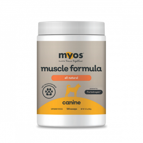 MYOS Canine Muscle Formula Fortetropin for Dogs - 12.7oz (360g) Tub