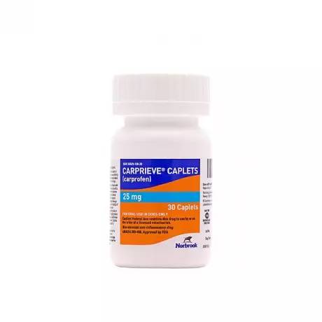 Carprieve (carprofen) Caplets for Pain in Dogs - 25mg, 30ct