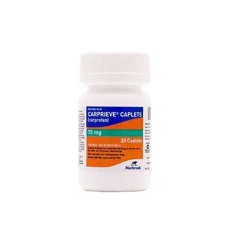 Carprieve (carprofen) Caplets for Pain in Dogs - 75mg, 30ct