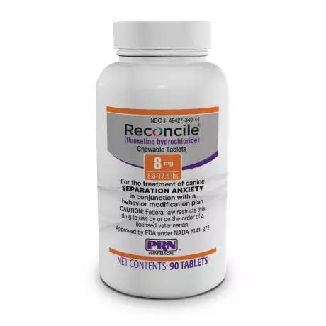 Reconcile for Dogs (fluoxetine) - 8mg, 8.8 - 17.6 lbs, Bottle of 90 Tablets
