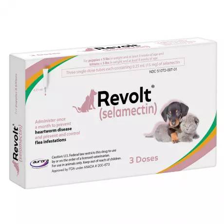 Revolt for Dogs - selamectin Preventative - For Puppies Up to 5 lbs, 3 Month Supply