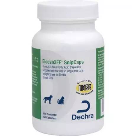 Eicosa3FF SnipCaps for Dogs and Cats - Small Size, 60ct