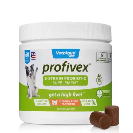 profivex 5-Strain Probiotic - Soft Chews for Dogs, 60ct