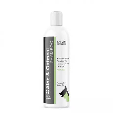 Animal Pharmaceuticals Aloe and Oatmeal - Shampoo, for Dogs and Cats,16oz (474mL), Pina Colada