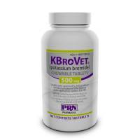 K-BroVet (Potassium Bromide) CA1 500mg, 180 Chewable Tablets; ?>
