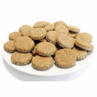 Woofables Gourmet Dog Treats Wheat Free Oatmeal Soft Bite Biscuits, 12 oz Bag