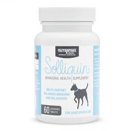 Solliquin Behavioral Health for Dogs by Nutramax - 60 Chewable Tablets for Dogs Over 8 lbs