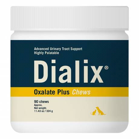 Dialix Oxalate Potassium Citrate for Dogs and Cats - Plus 90 Chews