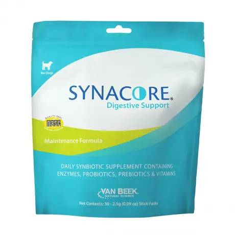 Synacore for Dogs Digestive Support, Bag of 30 2.5g Stick Packs