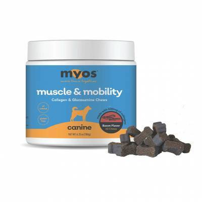 MYOS Canine Muscle and Mobility Chew 60 ct, Bacon Flavor