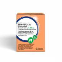 Vetmedin (pimobendan) Chewable Tablets -CA1, 1.25mg, 50 Tablet Bottle; ?>