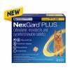 NexGard PLUS Chewables for Dogs 17.1-33 lbs, 6 Month Supply