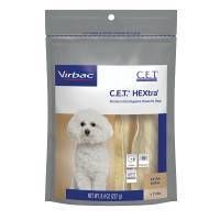 C.E.T. HEXtra Chews for Dogs Extra Small, Under 11 Pounds, 30 Count Bag; ?>