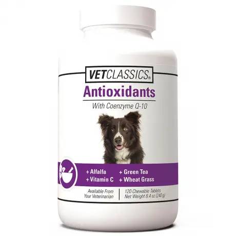 Antioxidants with Coenyme Q-10 for Dogs 120 Chewable Tablets - VetClassics