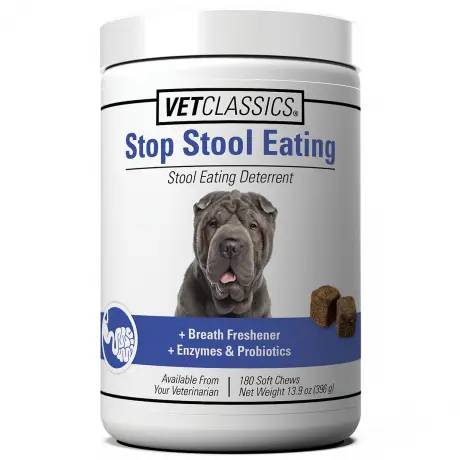 Stop Stool Eating Stool Eating Deterrent 180 Soft Chews for Dogs - VetClassics