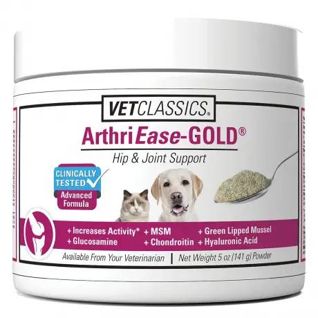 ArthriEase-GOLD Hip and Joint Support 5 oz Powder for Dogs and Cats - VetClassics