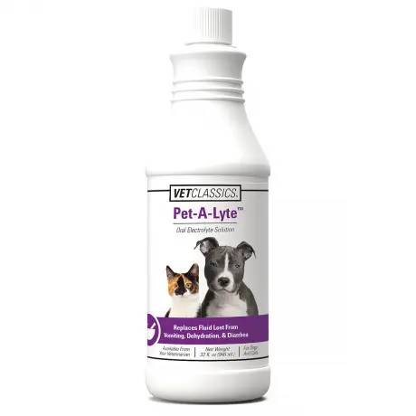 Pet-A-Lyte Oral Electrolyte Solution 32 oz Bottle for Dogs and Cats - VetClassics