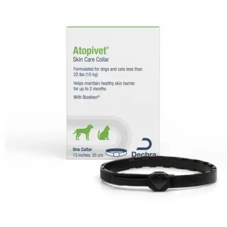Atopivet Skin Care Collar with Biosfeen for Dogs and Cats under 22 lbs (10 kg)