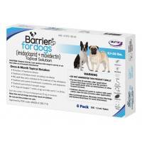 Barrier Topical Solution for Dogs Small, 9.1-20 lbs, 6 Month Supply; ?>
