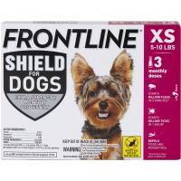 Frontline Shield for Dogs X-Small, 5-10 lbs, 3 Month Supply; ?>
