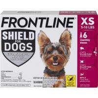 Frontline Shield for Dogs X-Small, 5-10 lbs, 6 Month Supply; ?>