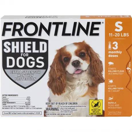 Frontline Shield for Small Dogs 11-20 lbs 3 Month Supply
