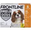 Frontline Shield for Dogs Small, 11-20 lbs, 6 Month Supply