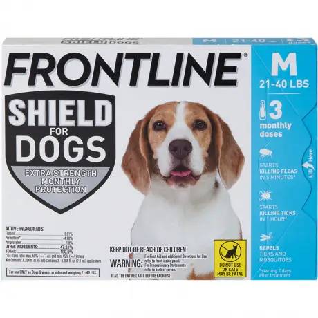 Frontline Shield for Medium Dogs 21-40 lbs 3 Month Supply