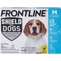 Frontline Shield for Dogs Medium, 21-40 lbs, 3 Month Supply; ?>