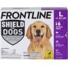 Frontline Shield for Dogs Large, 41-80 lbs, 6 Month Supply