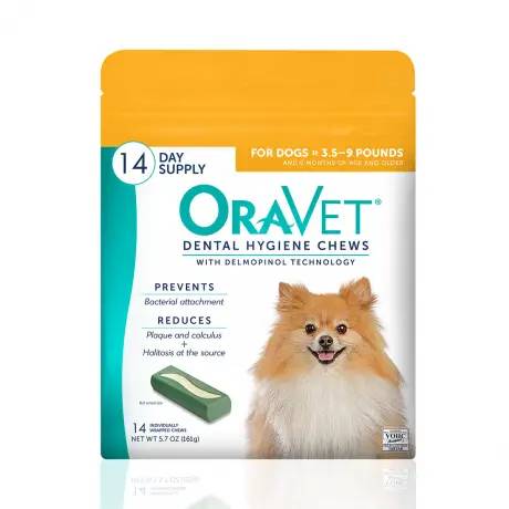 OraVet Dental Chews for Dogs 3.5-9 lbs 14ct