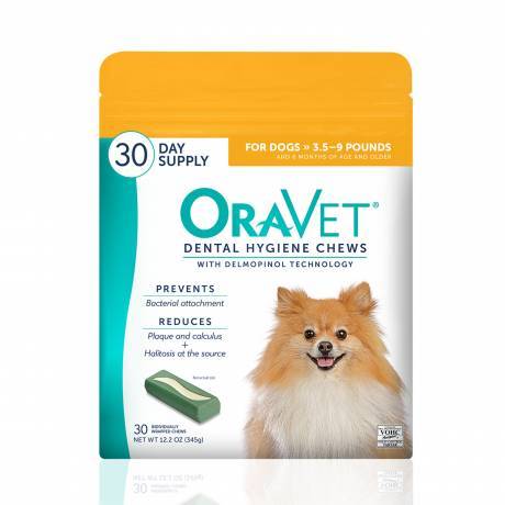 OraVet Dental Chews for Dogs 3.5-9 lbs 30ct