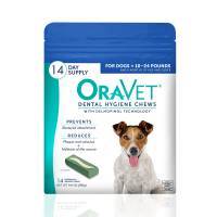 OraVet Dental Hygiene Chews 10-24 lbs, 14ct; ?>