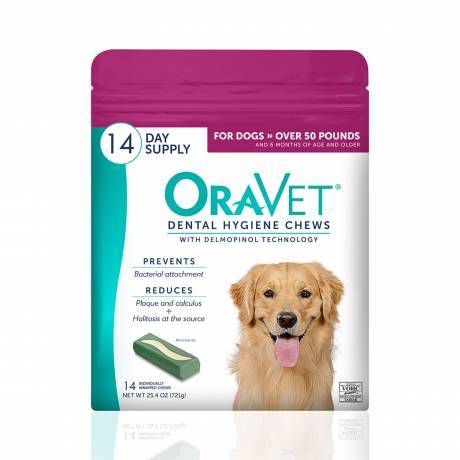 OraVet Dental Chews for Dogs over 50 lbs 14ct