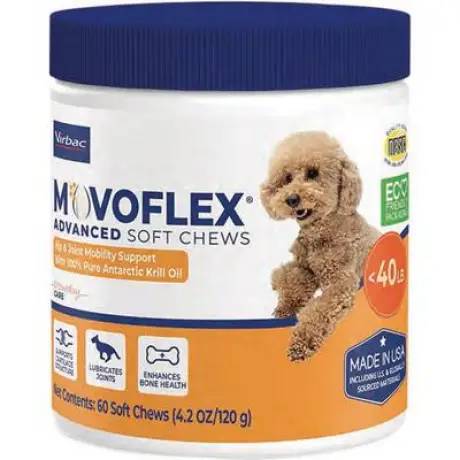 MOVOFLEX Advanced 60 Soft Chews for Dogs up to 40 lbs