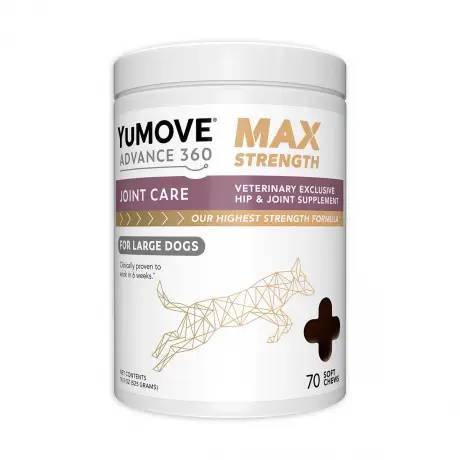 YuMove Advance 360 Max Strength - for Large Dogs, 70 Soft Chews